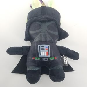 STAR WARS Easter Darth Vader Bunny Side Squeaker Pet Toy NWT